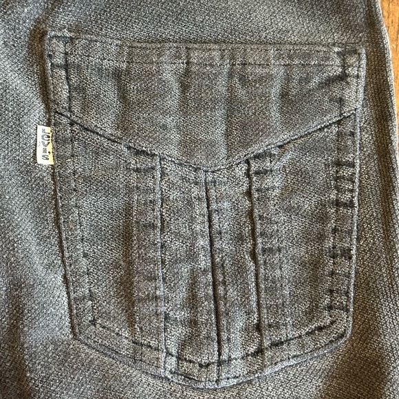 Levi’s | 70s Vintage Velvet Gray Flare/Bell Bottom Pants - Picture 5 of 14